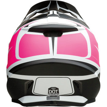 Z1R Ladies Off Road Helmet Rise Graphic Pink