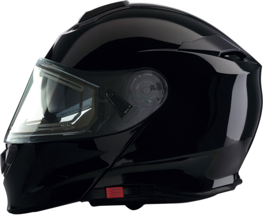 Z1R Solaris Modular Snow Helmet Gloss Black Electric Shield