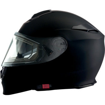 Z1R Solaris Modular Snow Helmet Matte Black Electric Shield