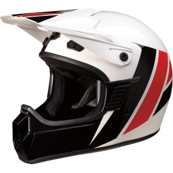 Z1R Child Off Road Helmet Rise Evac Gloss Black/Red/White