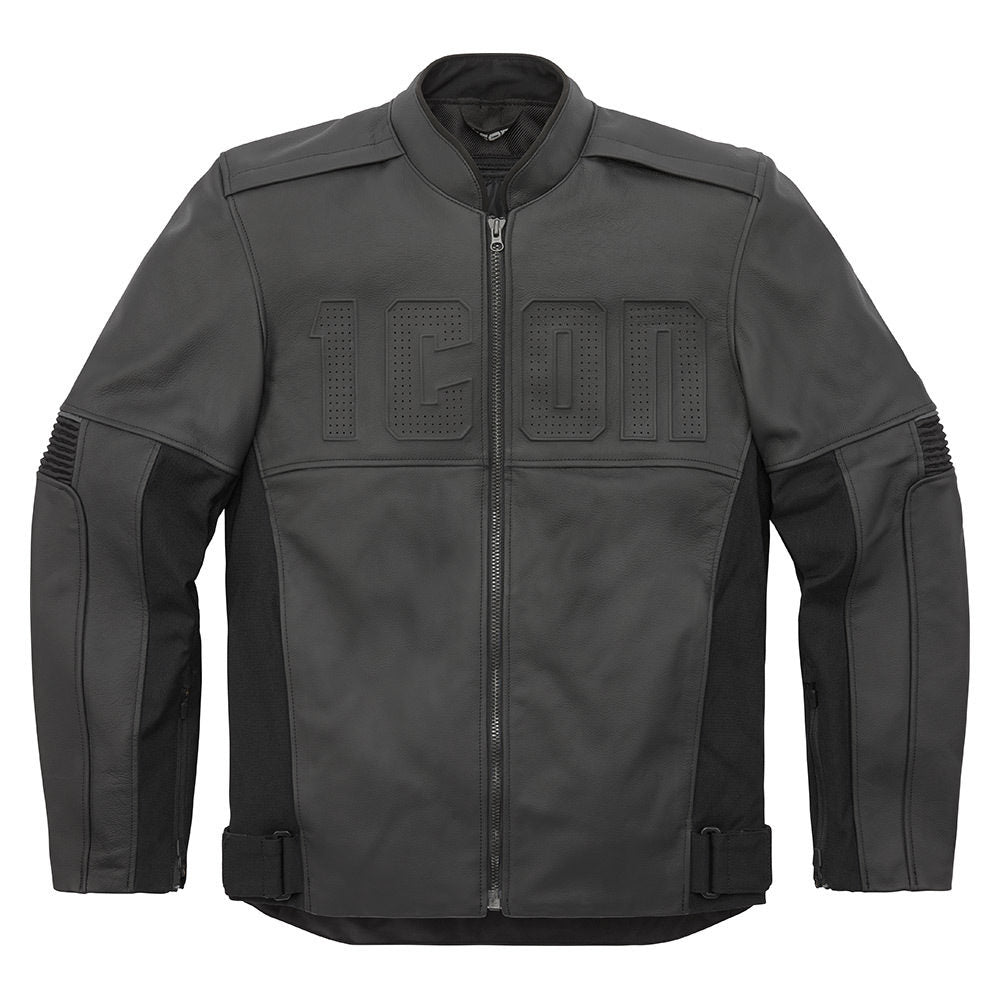 Icon Motorhead 3 Leather Jacket Black