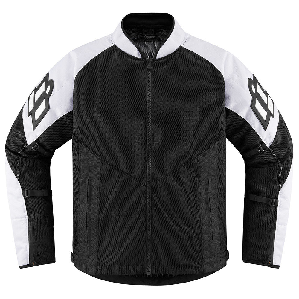 Icon Mesh AF Motorcycle Jacket White