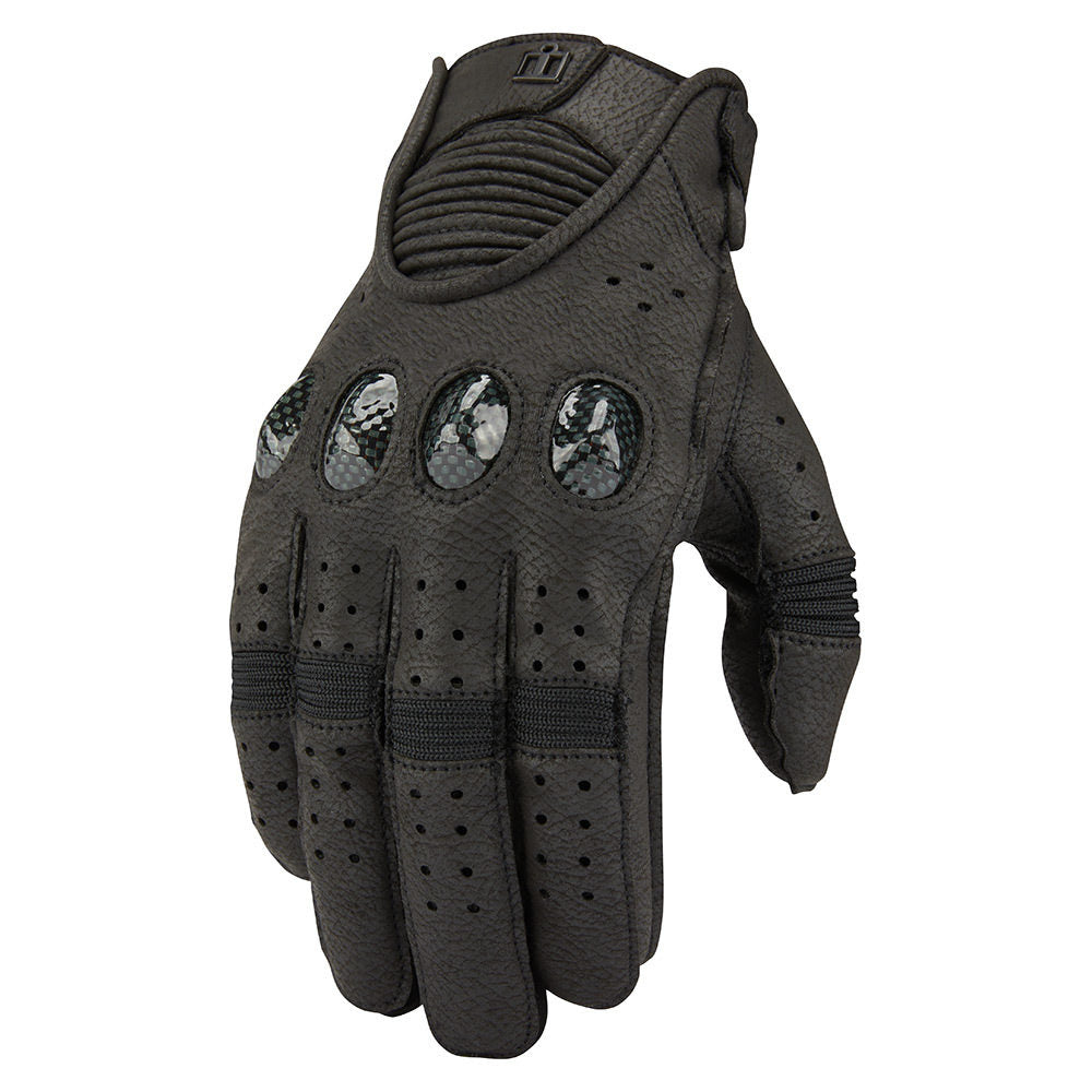 Icon Outdrive Men's Motorcycle Glove Black