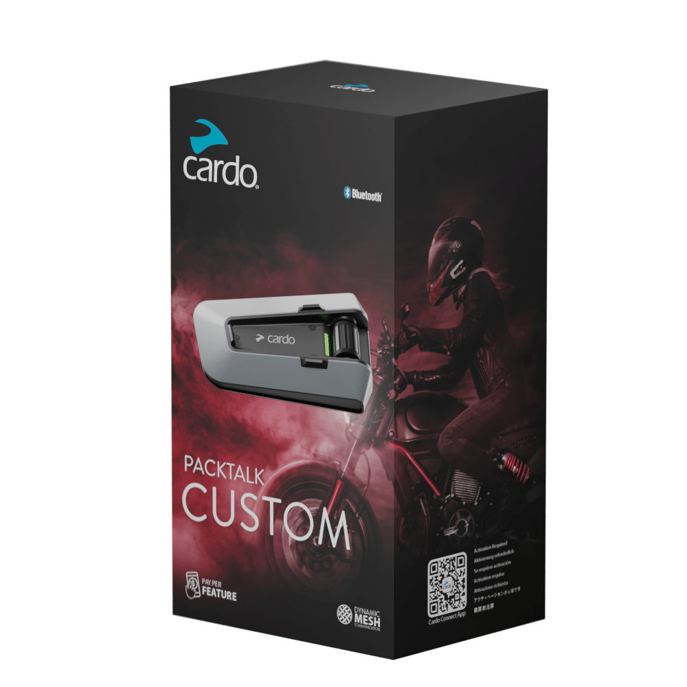 Cardo Packtalk Custom Bluetooth System - Single