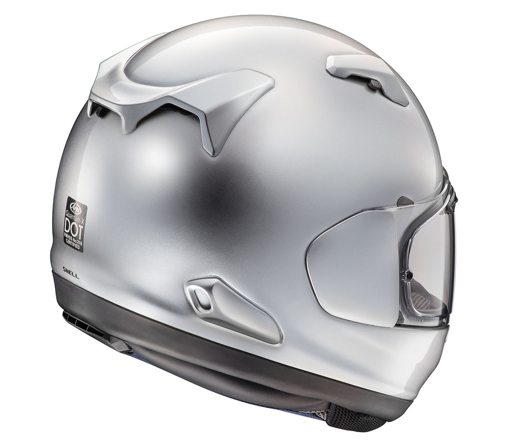 Arai Quantum-X Full Face Helmet Aluminum Silver – HelmetCountry.com