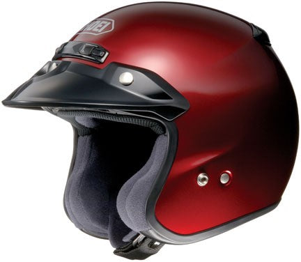 Shoei RJ-Platinum-R Open Face Helmet Wine Red