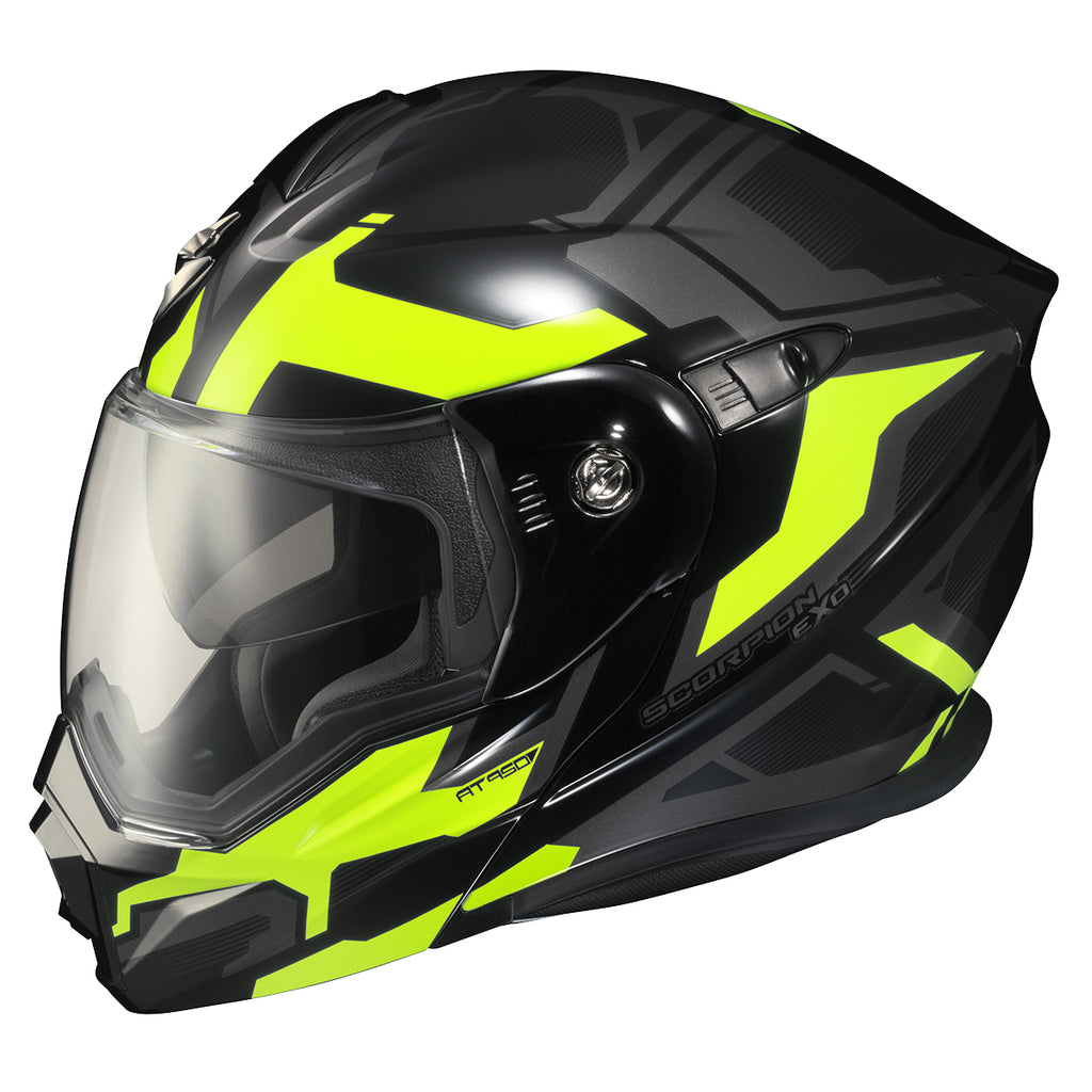 Scorpion EXO-AT950 Dual Sport Modular Helmet Ellwood Hi Vis