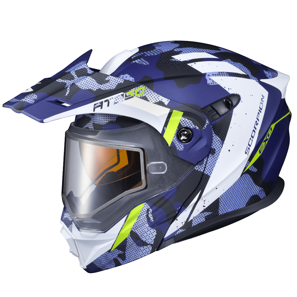 Scorpion EXO-AT950 Modular Snow Helmet Outrigger Matte Blue