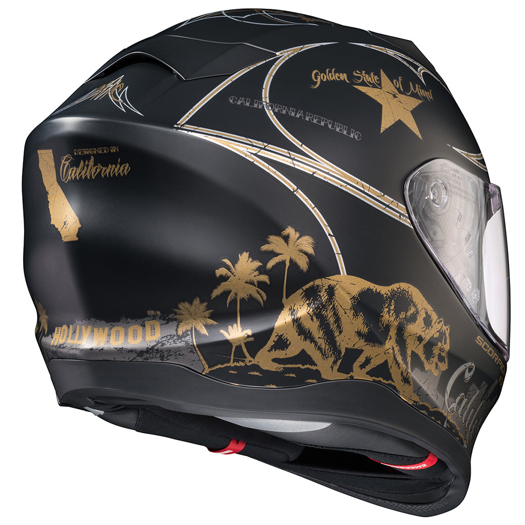 Scorpion EXO-T-520 EXO-Com Full Face Helmet Golden State