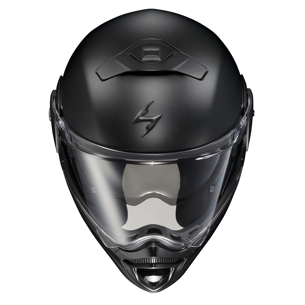 best modular motorcycle helmet front plate Scorpion EXO-AT960 Modular Helmet Matte Black / LG