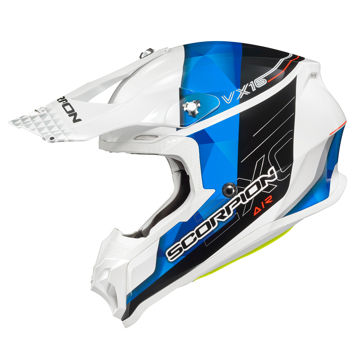 Scorpion VX-16 Off Road Helmet Prism Graphic Blue Size Small