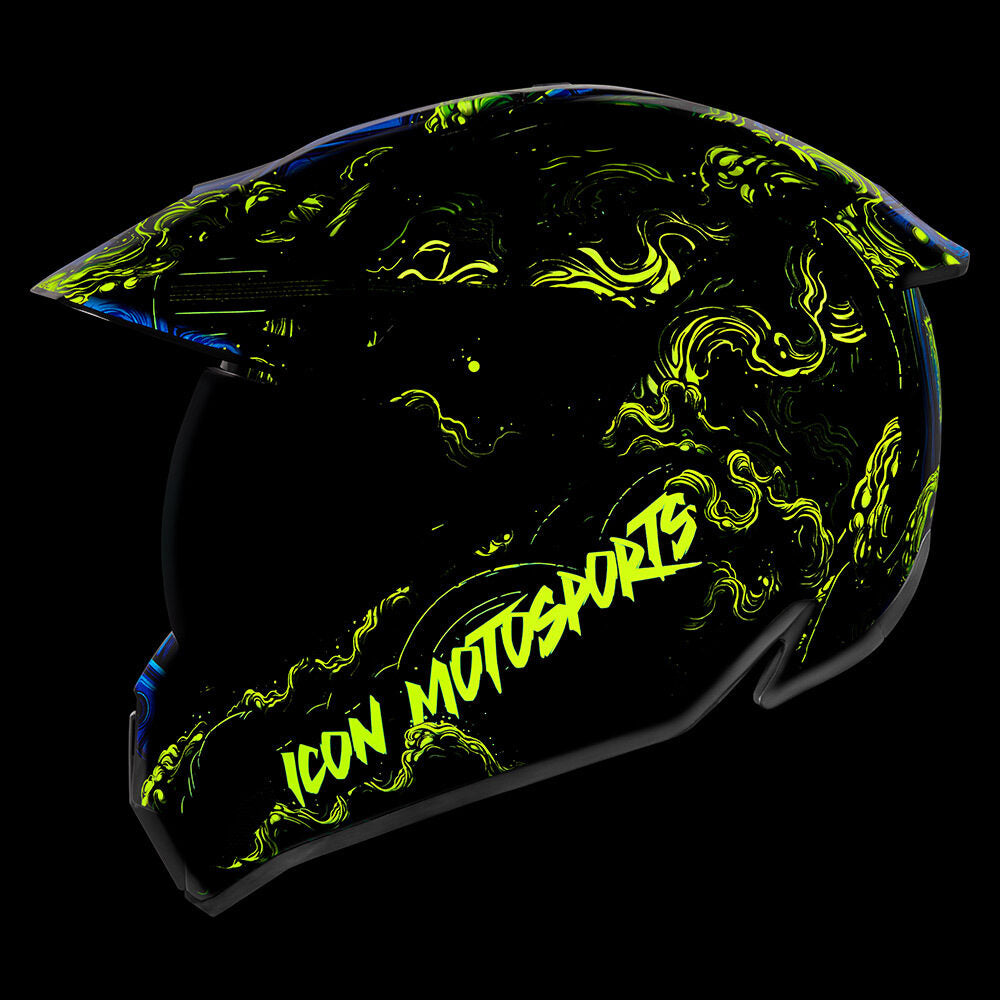 Icon Variant Pro Helmet Willie Pete Graphic Blue