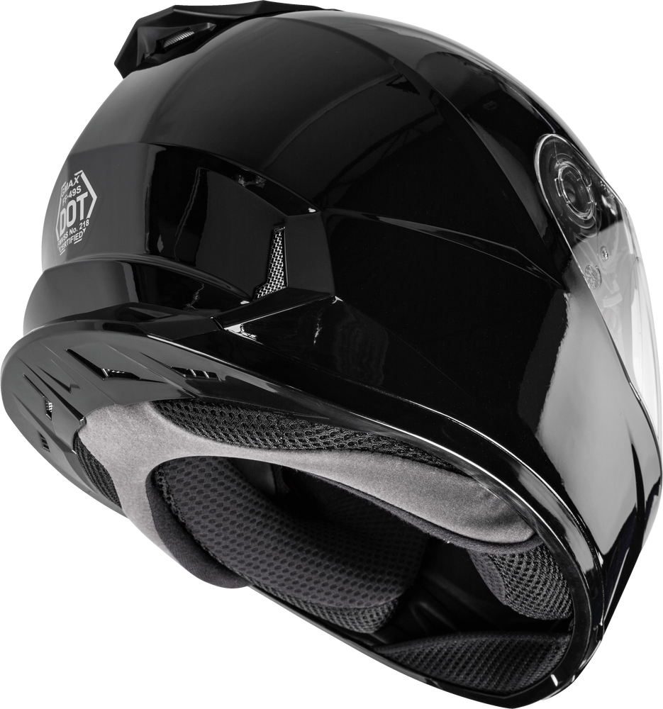 Gmax FF-49S Full Face Helmet Gloss Black Electric Shield