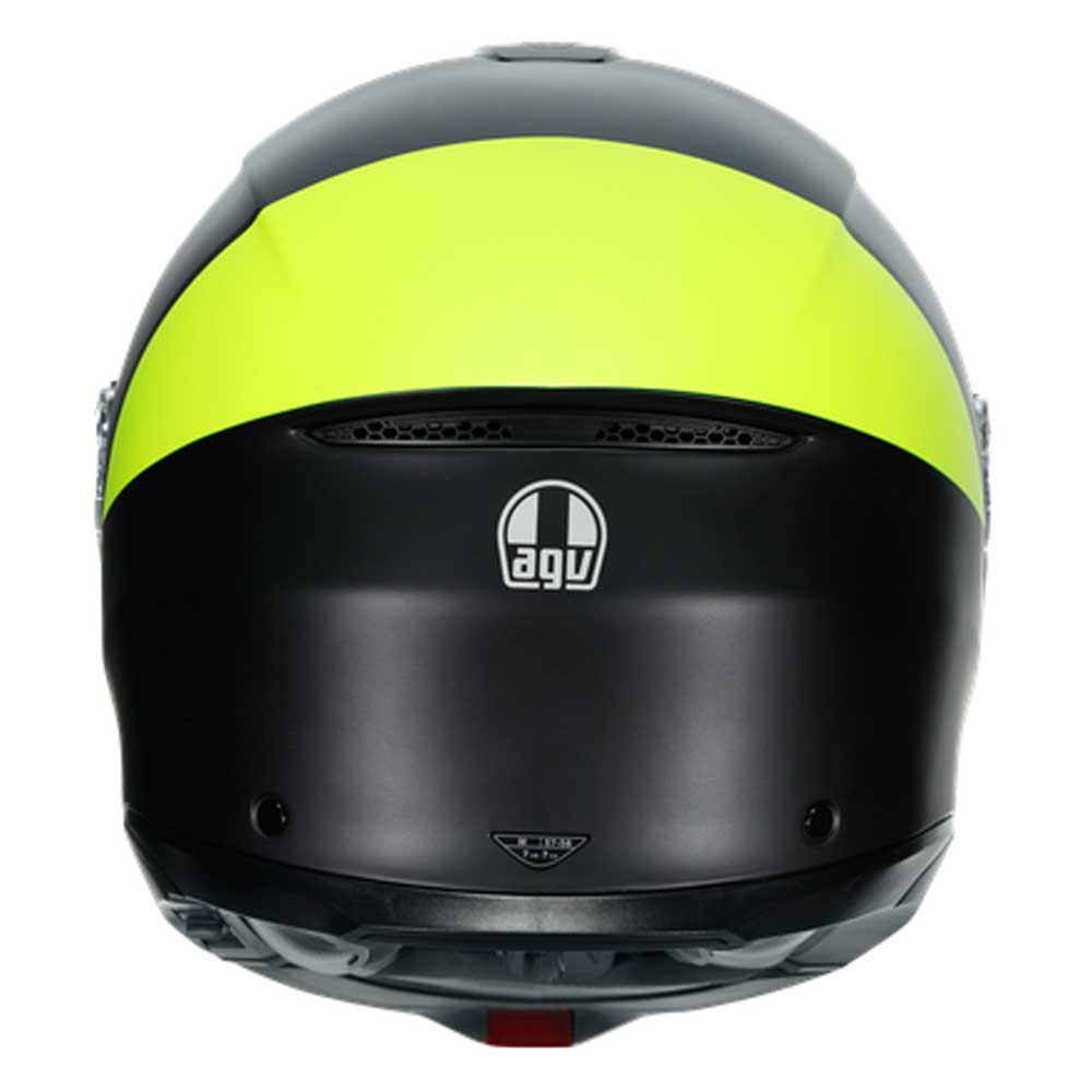 AGV Tourmodular Helmet Frequency Black/Yellow Fluo/Gray with Cardo Insyde