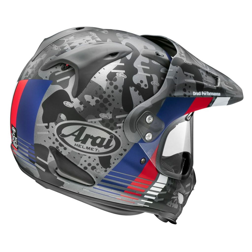 Arai XD4 Dual Sport Helmet Cover Graphic Blue
