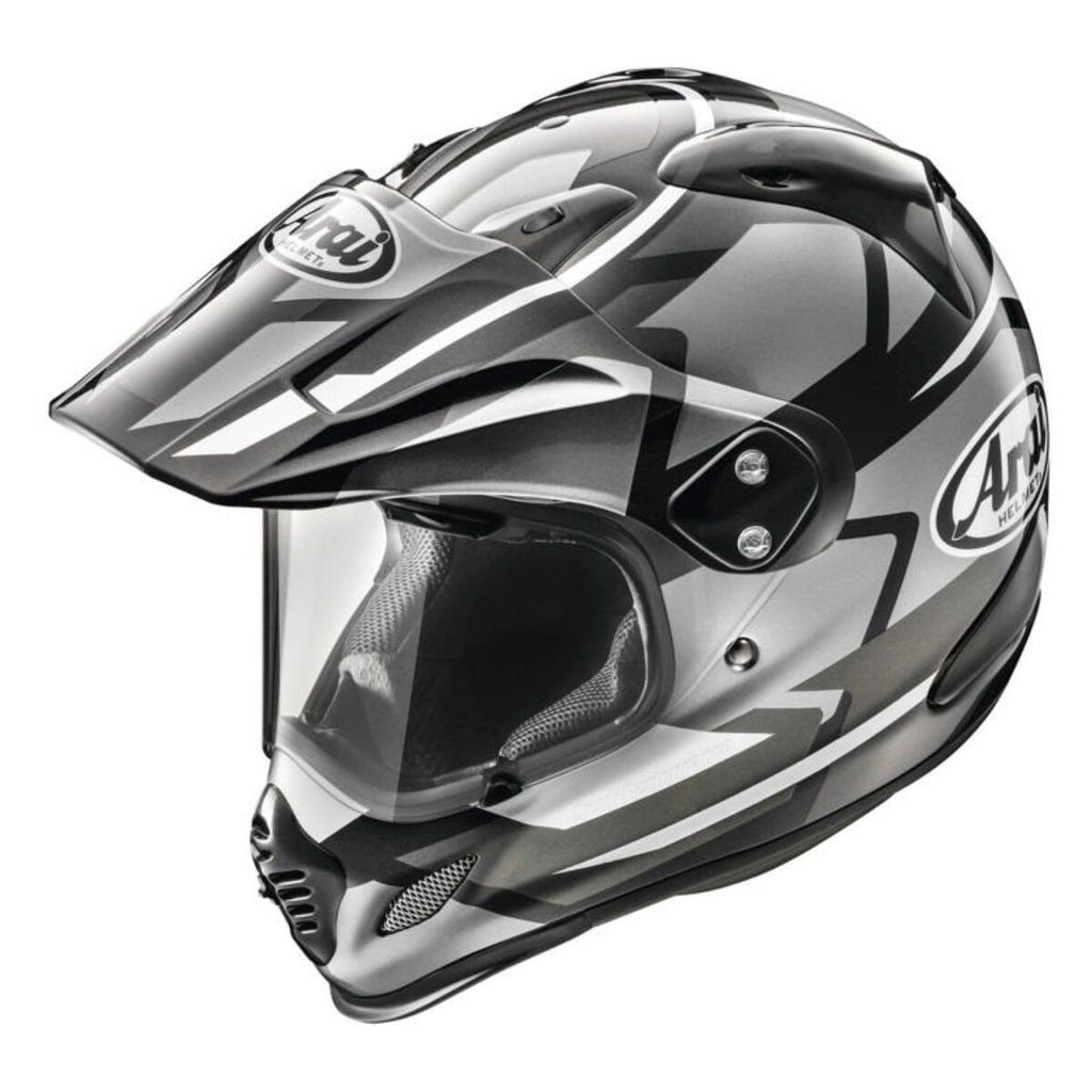 Arai XD4 Dual Sport Helmet Depart Graphic Grey