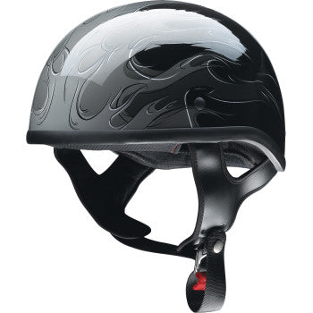 Z1R CC Beanie Half Shell Helmet Hellfire Gray