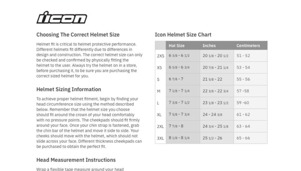 icon airflite helmet sizing - Size Medium - Gloss White doing a bit poorly for forehead and side impacts Icon Airflite Ground Pounder Helmet