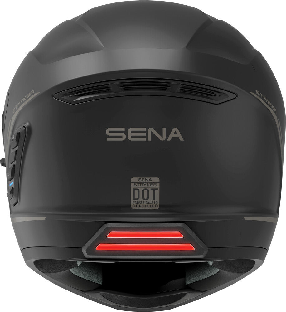 Sena Stryker Full Face Helmet Matte Black