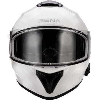 Sena Outforce Full Face Helmet Gloss White