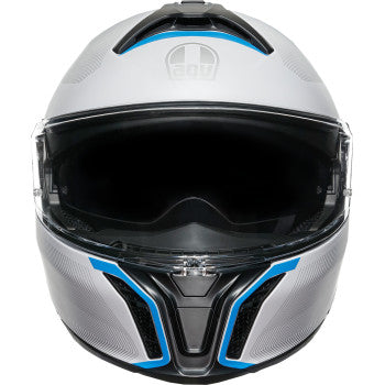 AGV Tourmodular Helmet Frequency Graphic Gray/Blue