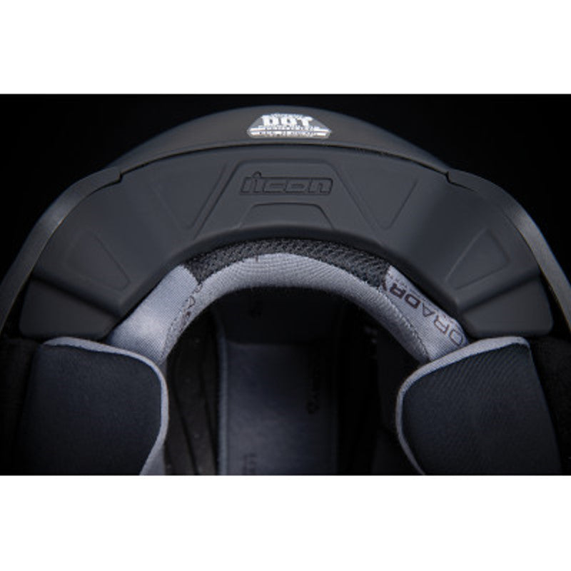 icon airflite peace keeper helmet Icon Airflite Peace Keeper Motorcycle Helmet - Black / 65-66cm