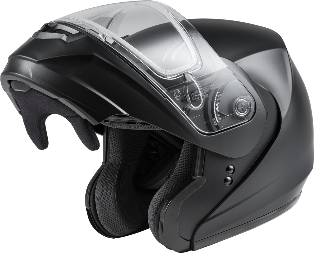 Gmax MD-04 Modular Snow Helmet Matte Black Dual Lens