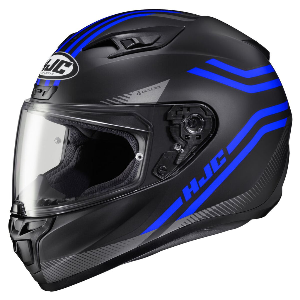 HJC i10 Full Face Helmet Strix Graphic MC2SF Blue