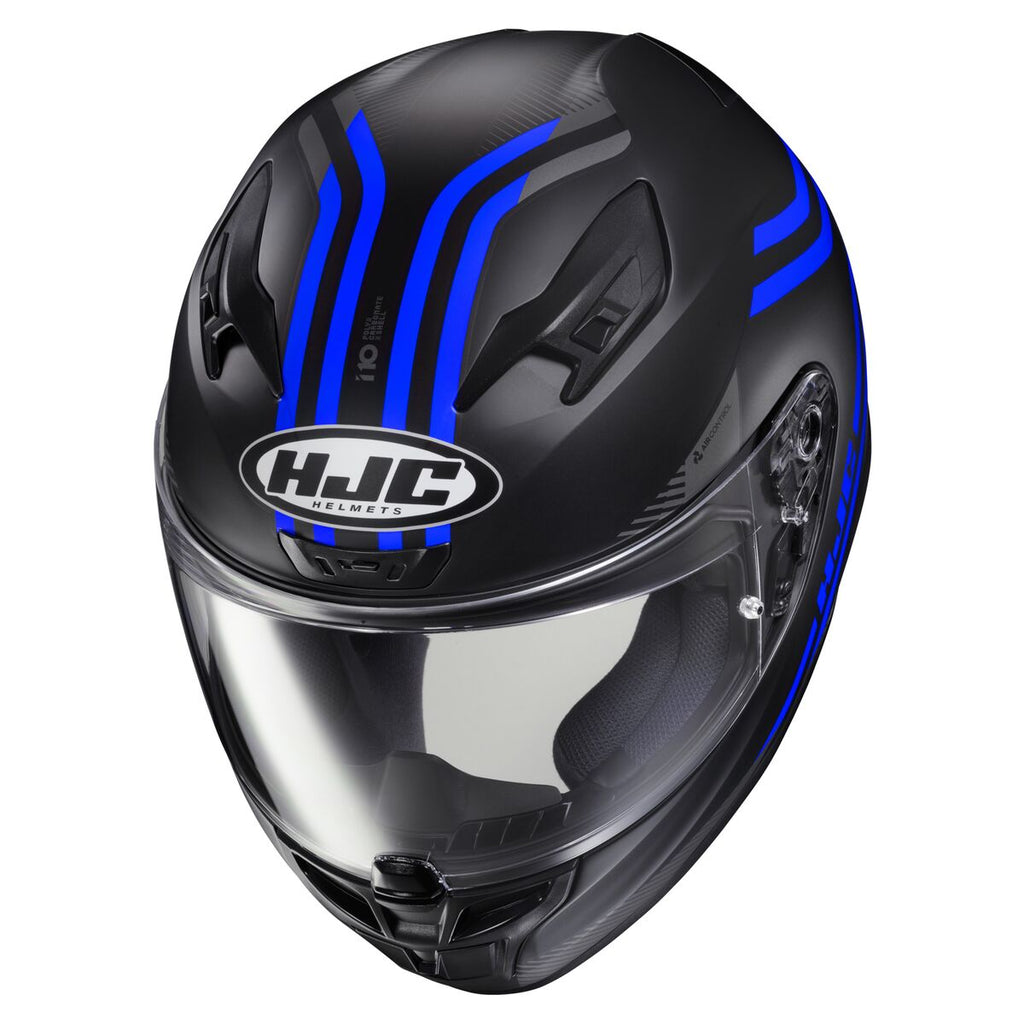 hjc blue and black helmet RPHA 11 Pro Texen Refined looks meet race HJC CL-X7 BLAZE MC-2 Helmet
