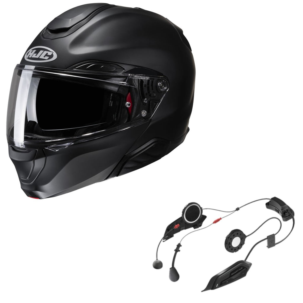 HJC RPHA 91S Modular Helmet Matte Black Smart 50B Bluetooth