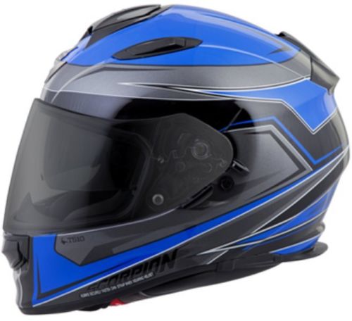 Scorpion EXO-T510 Full Face Helmet Tarmac Graphic Blue Black