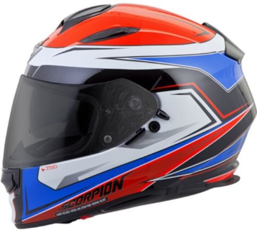 Scorpion EXO-T510 Full Face Helmet Tarmac Graphic Red Blue