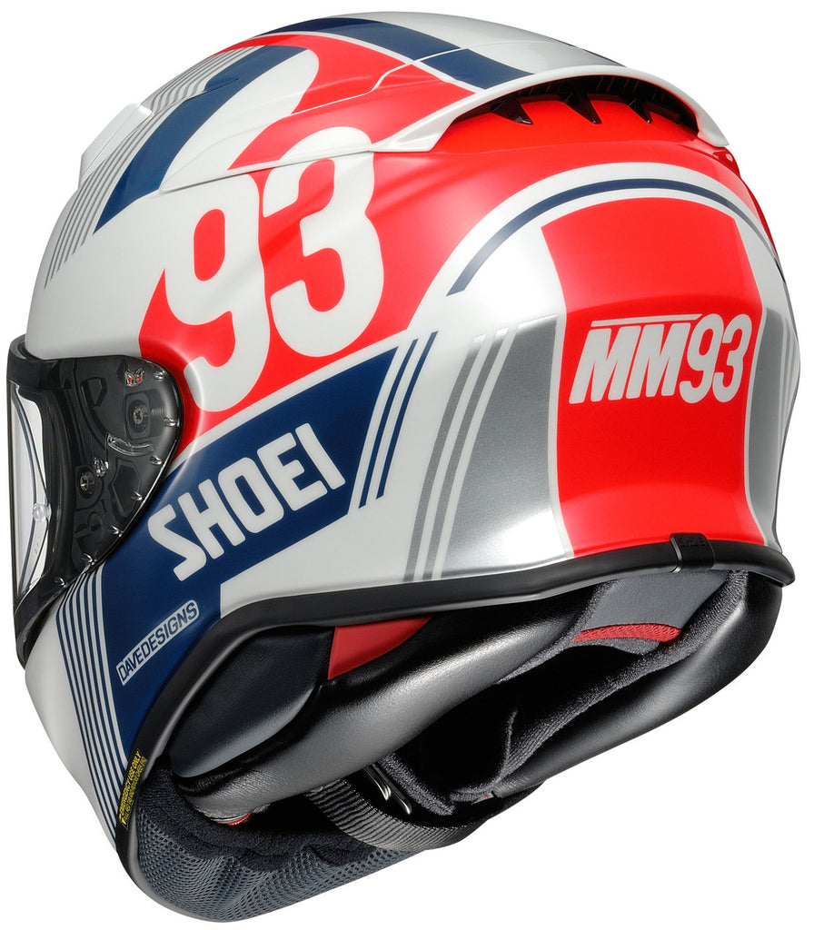 shoei classic full face helmet Shoei RF-1400 Full Face Helmet MM93 Retro TC-10 – HelmetCountry.com