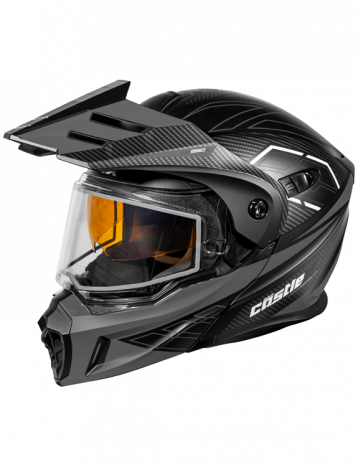 castle modular motorcycle helmets Castle X CX950 V2 Fierce Modular Snow Helmet (Matte Black/Charcoal